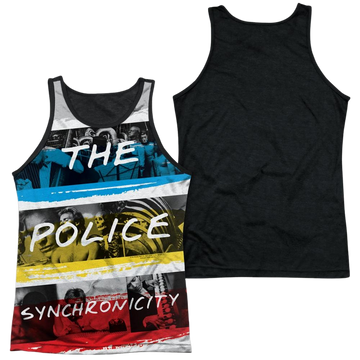 The Police Synchronicity men's black back tank