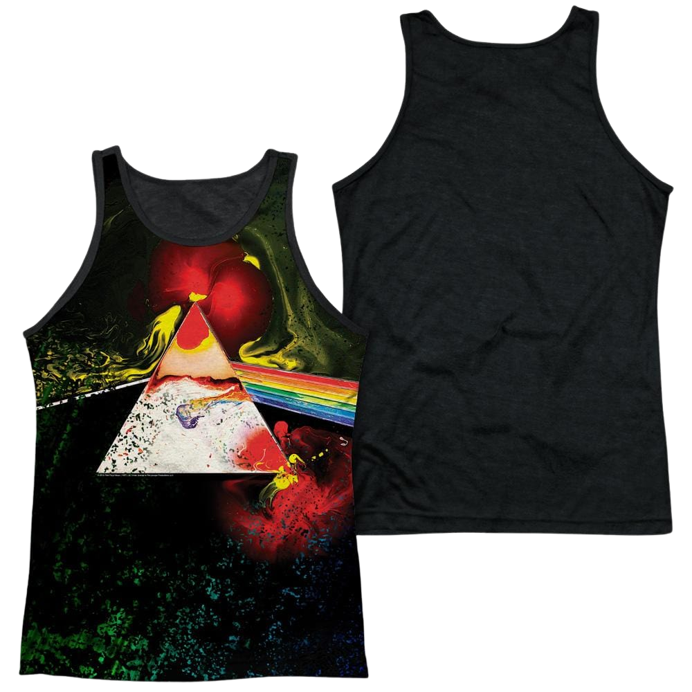 Pink Floyd Dark Side Of The Moon Men's Black Back Tank Men's Black Back Tank Pink Floyd   