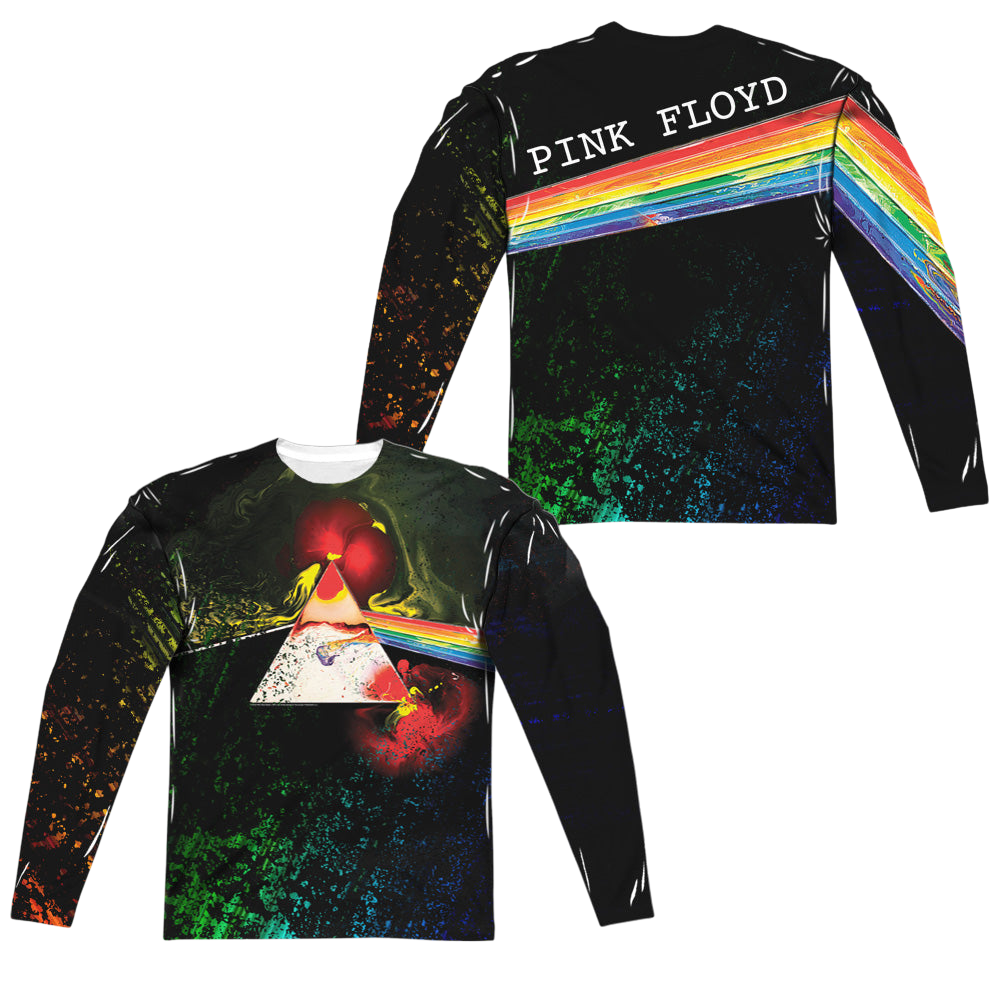 Pink Floyd Dark Side Of The Moon (Front/Back Print) - Men's All-Over Print Long Sleeve Men's All-Over Print Long Sleeve Pink Floyd   