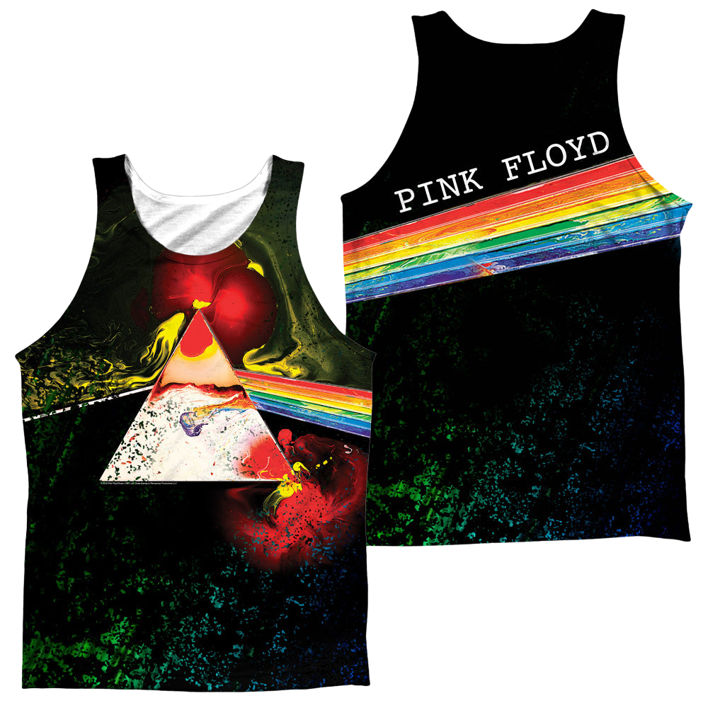 Pink Floyd Dark Side Of The Moon (Front/Back Print) - Men's All Over Print Tank Top Men's All Over Print Tank Pink Floyd   