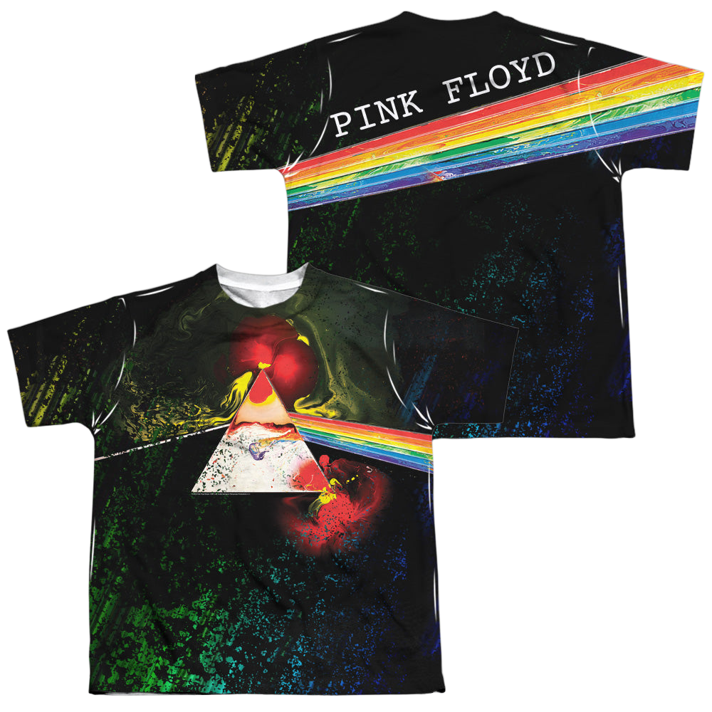Pink Floyd Dark Side Of The Moon (Front/Back Print) - Youth All-Over Print T-Shirt Youth All-Over Print T-Shirt (Ages 8-12) Pink Floyd   