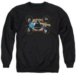 Pink Floyd Dark Side Heads Men's Crewneck Sweatshirt Men's Crewneck Sweatshirt Pink Floyd   