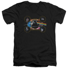 Pink Floyd Dark Side Heads Men's V-Neck T-Shirt Men's V-Neck T-Shirt Pink Floyd   