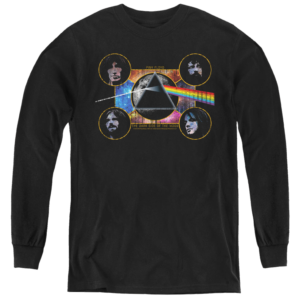 Pink Floyd Dark Side Heads - Youth Long Sleeve T-Shirt Youth Long Sleeve T-Shirt Pink Floyd   