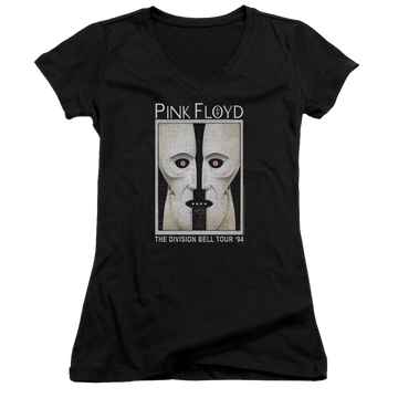 Pink Floyd The Division Bell - Juniors V-Neck T-Shirt Juniors V-Neck T-Shirt Pink Floyd   