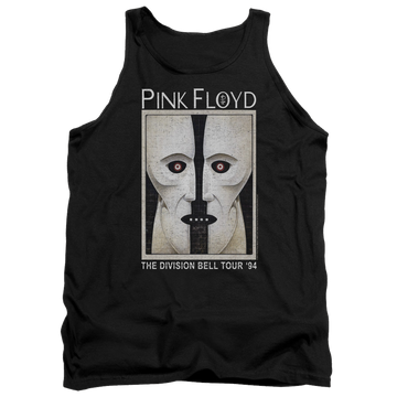 Black men's tank with Pink Floyd The Division Bell graphic