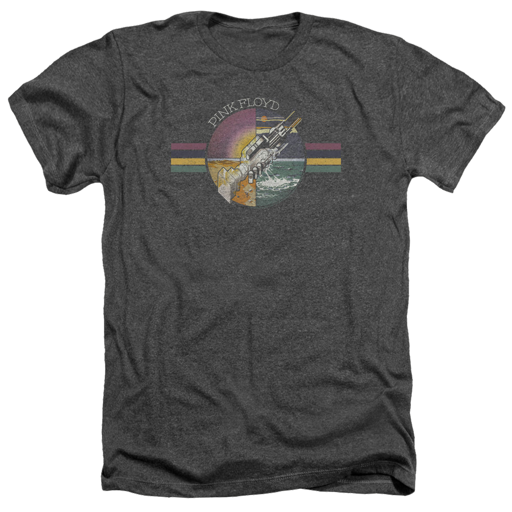Pink Floyd Welcome To The Machine - Men's Heather T-Shirt Men's Heather T-Shirt Pink Floyd   