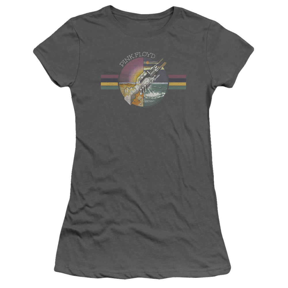 Pink Floyd Welcome To The Machine - Juniors T-Shirt Juniors T-Shirt Pink Floyd   