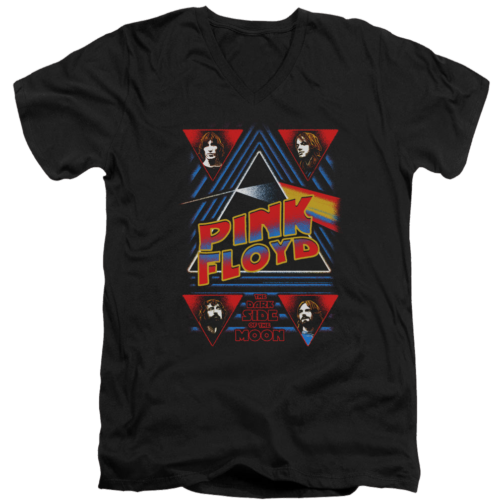 Pink Floyd Dark Side - Men's V-Neck T-Shirt Men's V-Neck T-Shirt Pink Floyd   