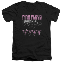 Pink Floyd Pink Four - Men's V-Neck T-Shirt Men's V-Neck T-Shirt Pink Floyd   