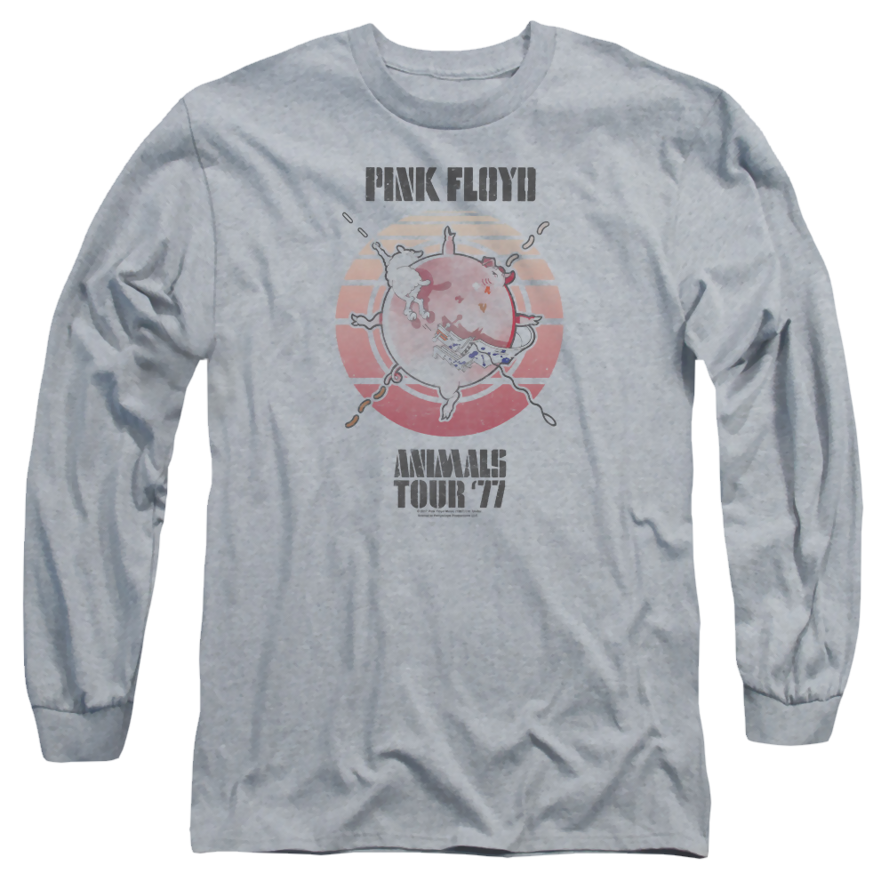 Pink Floyd Animals Tour 77 Men's Long Sleeve T-Shirt Men's Long Sleeve T-Shirt Pink Floyd   