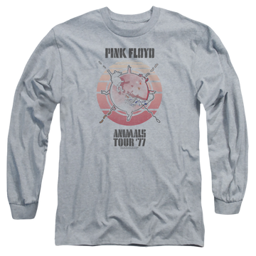 Pink Floyd Animals Tour 77 Men's Long Sleeve T-Shirt Men's Long Sleeve T-Shirt Pink Floyd   