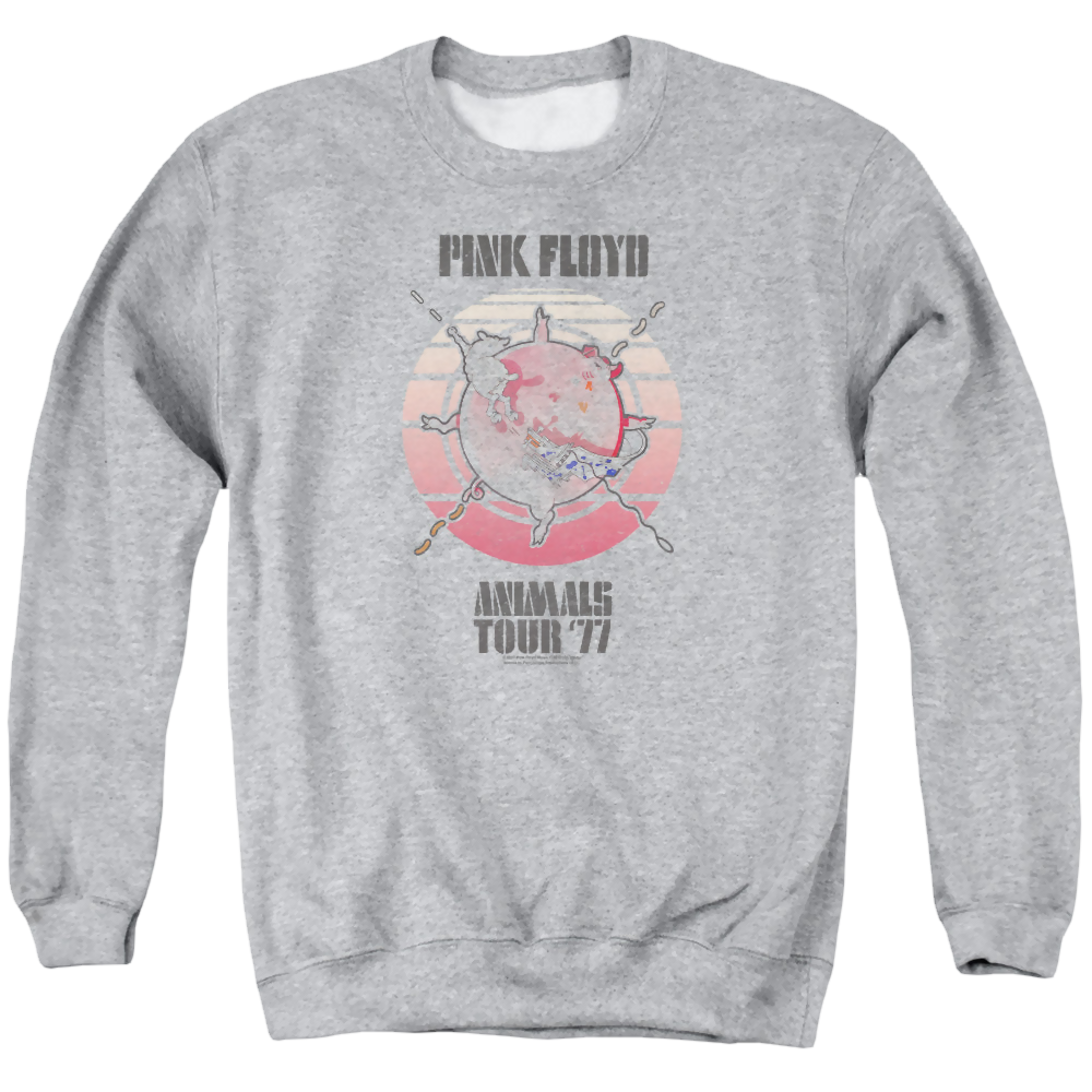 Pink Floyd Animals Tour 77 - Men's Crewneck Sweatshirt Men's Crewneck Sweatshirt Pink Floyd   