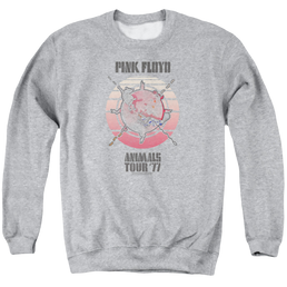 Pink Floyd Animals Tour 77 - Men's Crewneck Sweatshirt Men's Crewneck Sweatshirt Pink Floyd   