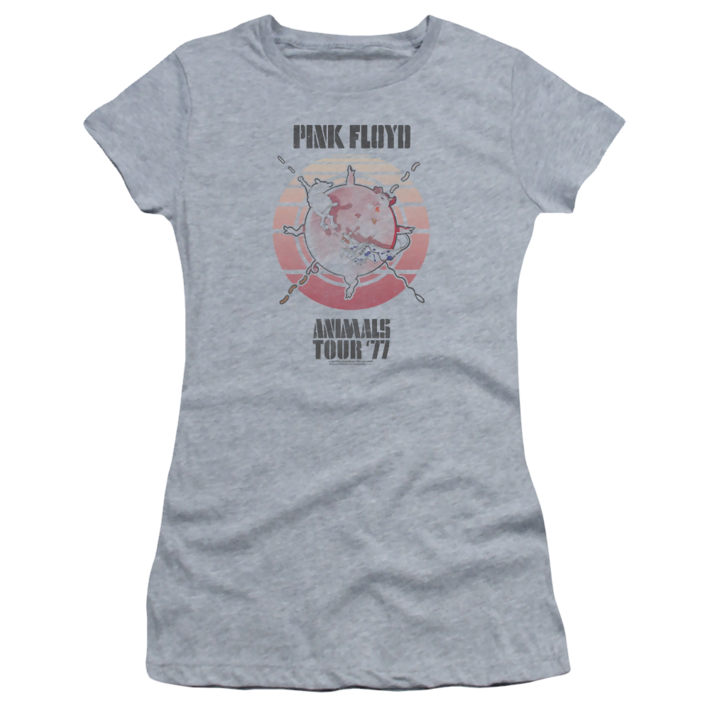 Pink Floyd Animals Tour 77 - Juniors T-Shirt Juniors T-Shirt Pink Floyd   