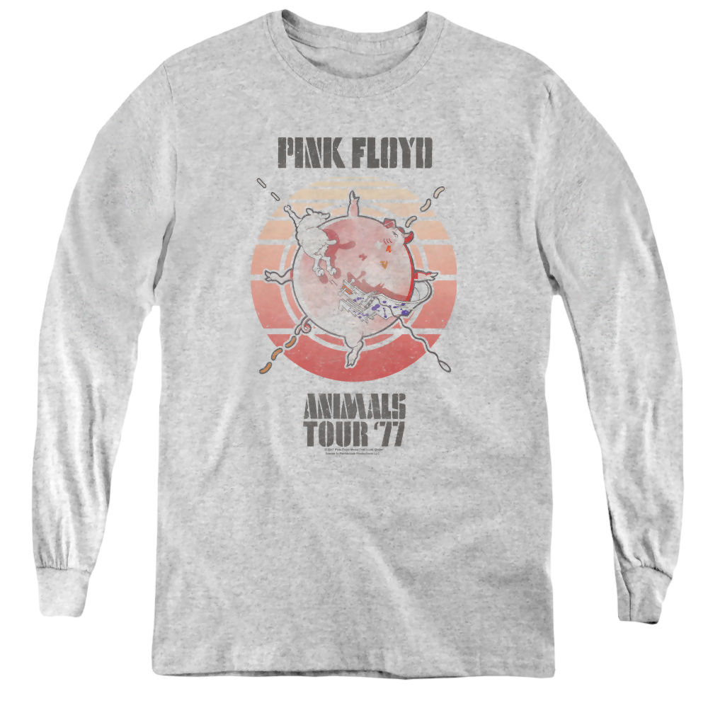 Pink Floyd Animals Tour 77 - Youth Long Sleeve T-Shirt Youth Long Sleeve T-Shirt Pink Floyd   