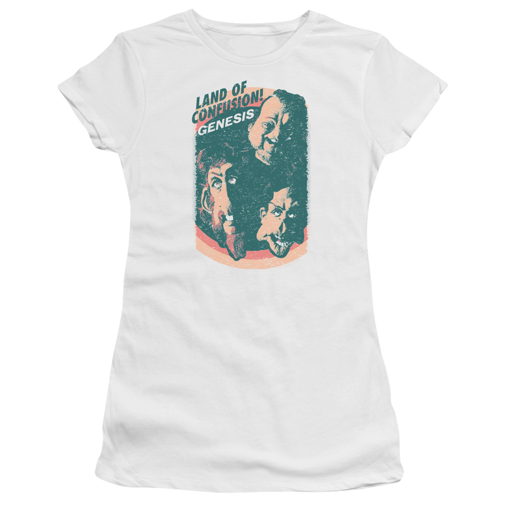 Genesis Land Of Confusion - Juniors T-Shirt Juniors T-Shirt Genesis   