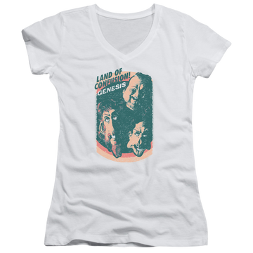 Genesis Land Of Confusion - Juniors V-Neck T-Shirt Juniors V-Neck T-Shirt Genesis   