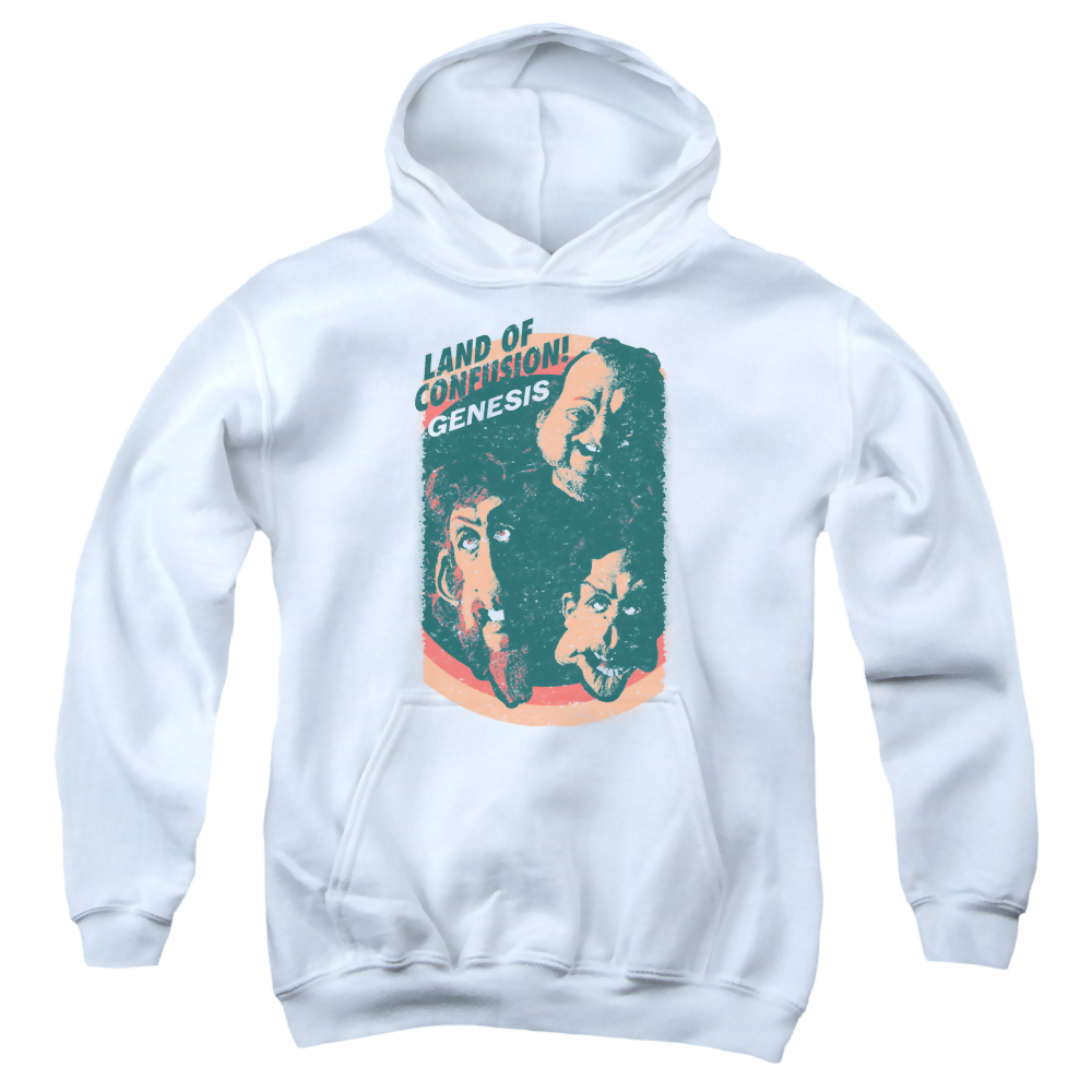 Genesis Land Of Confusion - Youth Hoodie Youth Hoodie (Ages 8-12) Genesis   