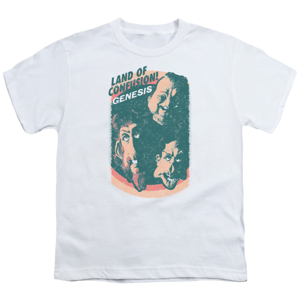 Genesis Land Of Confusion - Youth T-Shirt Youth T-Shirt (Ages 8-12) Genesis   