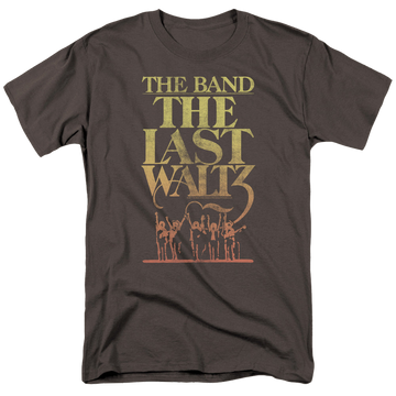 Charcoal men's regular fit t-shirt with The Band The Last Waltz graphic