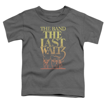 Charcoal toddler t-shirt with The Band The Last Waltz graphic