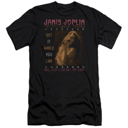 Janis Joplin One Night Only - Men's Premium Slim Fit T-Shirt Men's Premium Slim Fit T-Shirt Janis Joplin   
