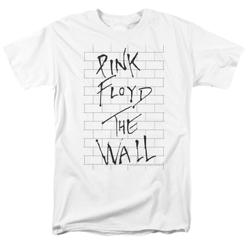 White men's regular fit t-shirt with Roger Waters The Wall 2 graphic