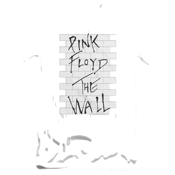 White men's premium slim fit t-shirt with Roger Waters The Wall 2 graphic