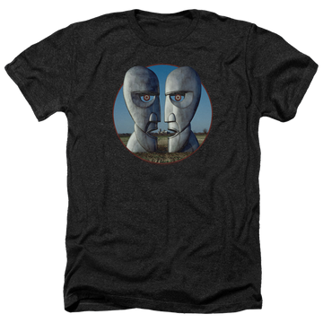 Charcoal men's heather t-shirt with Pink Floyd Division Bell Cover graphic