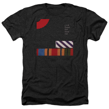Charcoal men's heather t-shirt with Pink Floyd The Final Cut graphic