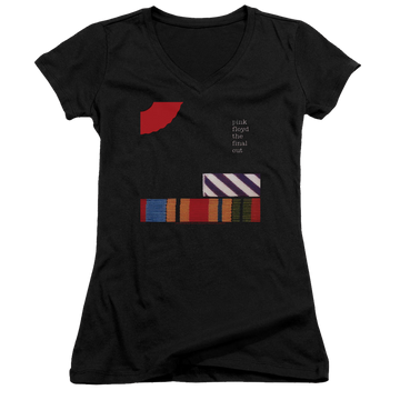 Pink Floyd The Final Cut - Juniors V-Neck T-Shirt Juniors V-Neck T-Shirt Pink Floyd   