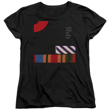 Black women's t-shirt with Pink Floyd The Final Cut graphic