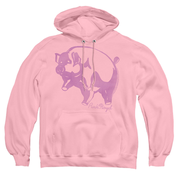 Pink pullover hoodie with Pink Floyd Pink Animal graphic
