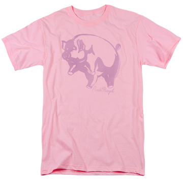 Pink men's regular fit t-shirt with Pink Floyd Pink Animal graphic