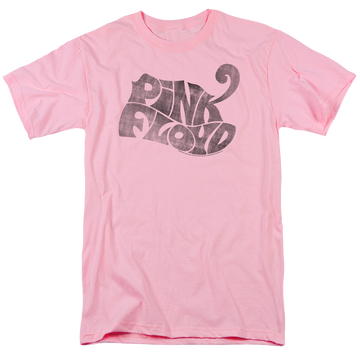 Pink men's regular fit t-shirt with Pink Floyd Pink Logo graphic
