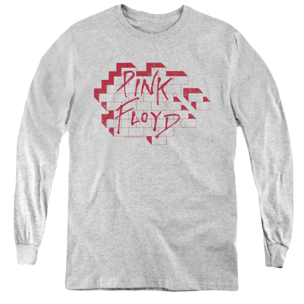 Roger Waters Wall Logo - Youth Long Sleeve T-Shirt Youth Long Sleeve T-Shirt Roger Waters   