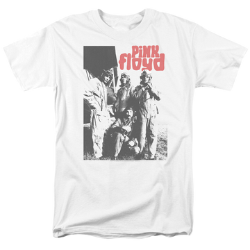 White men's regular fit t-shirt with Pink Floyd Point Me At The Sky graphic
