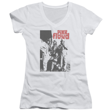 Pink Floyd Point Me At The Sky - Juniors V-Neck T-Shirt Juniors V-Neck T-Shirt Pink Floyd   