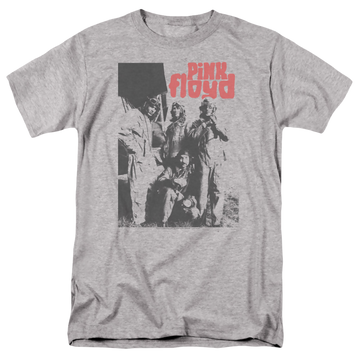 Athletic heather men's regular fit t-shirt with Pink Floyd Point Me At The Sky graphic