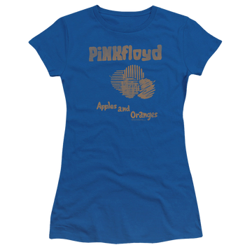 Royal juniors t-shirt with Pink Floyd Apples And Oranges graphic