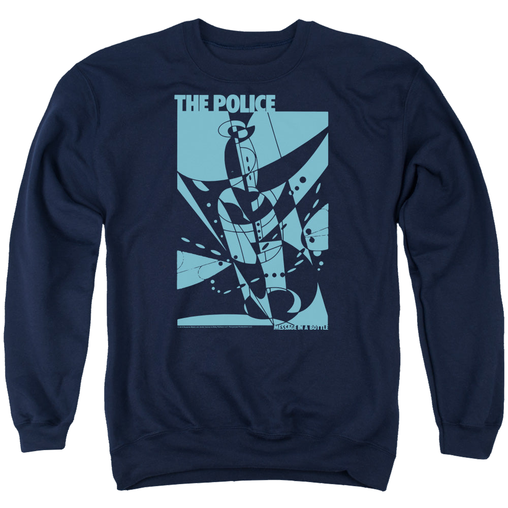 The Police Message In A Bottle - Men's Crewneck Sweatshirt Men's Crewneck Sweatshirt The Police   