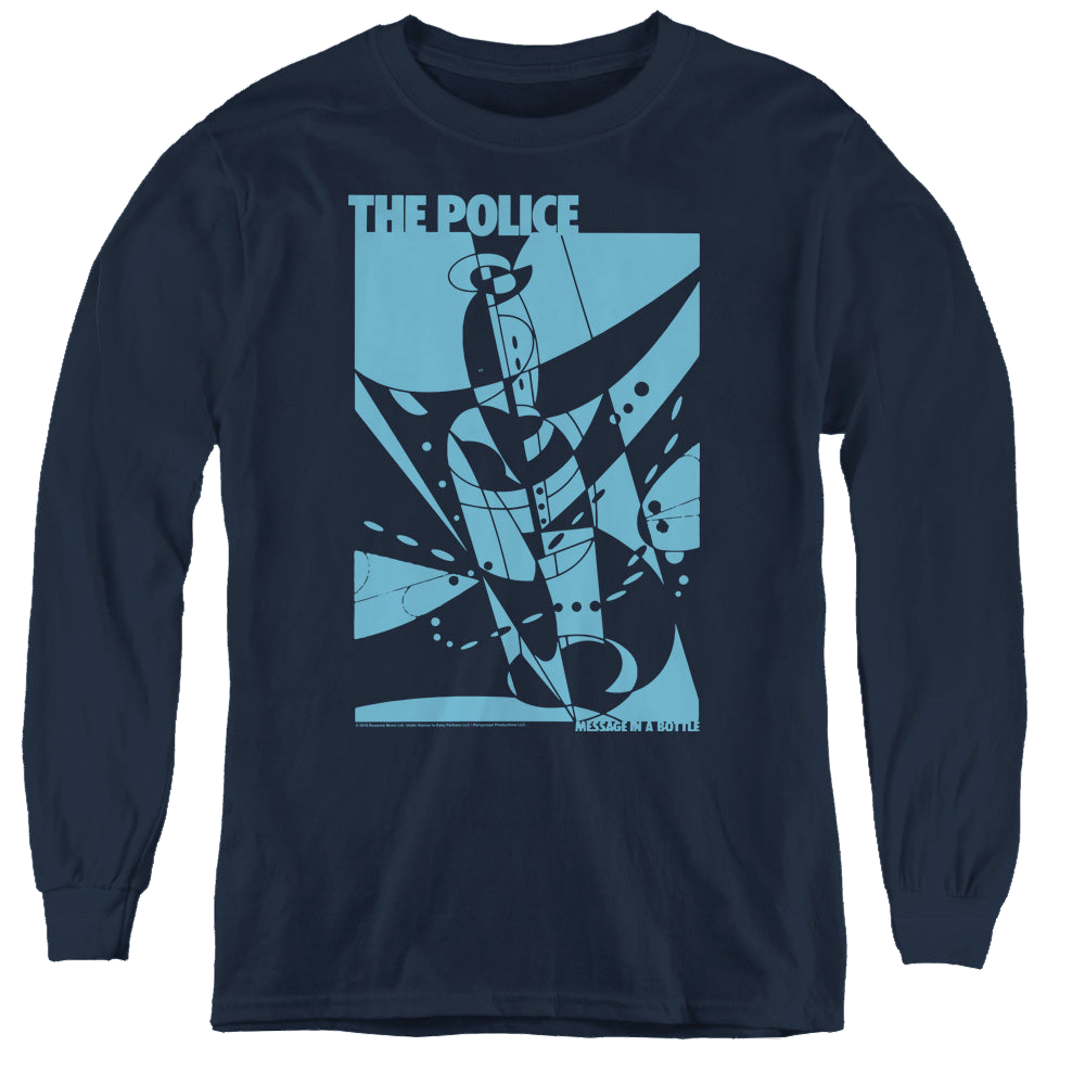 The Police Message In A Bottle - Youth Long Sleeve T-Shirt Youth Long Sleeve T-Shirt The Police   