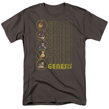 Charcoal men's regular fit t-shirt with Genesis The Carpet Crawlers graphic
