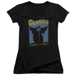 Genesis Watcher Of The Skies - Juniors V-Neck T-Shirt Juniors V-Neck T-Shirt Genesis   