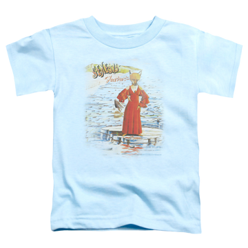 Light blue toddler t-shirt with Genesis Large Foxtrot graphic