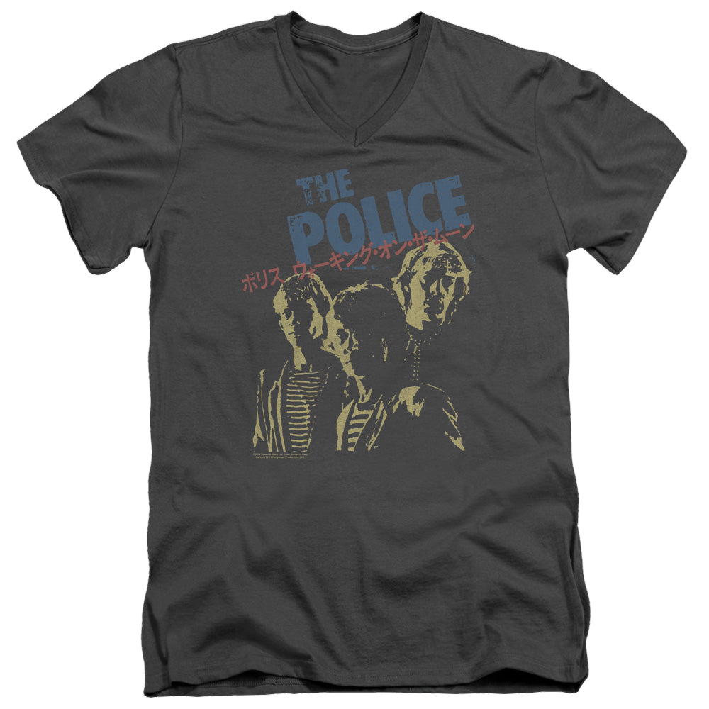 The Police Japanese Poster - Men's V-Neck T-Shirt Men's V-Neck T-Shirt The Police   