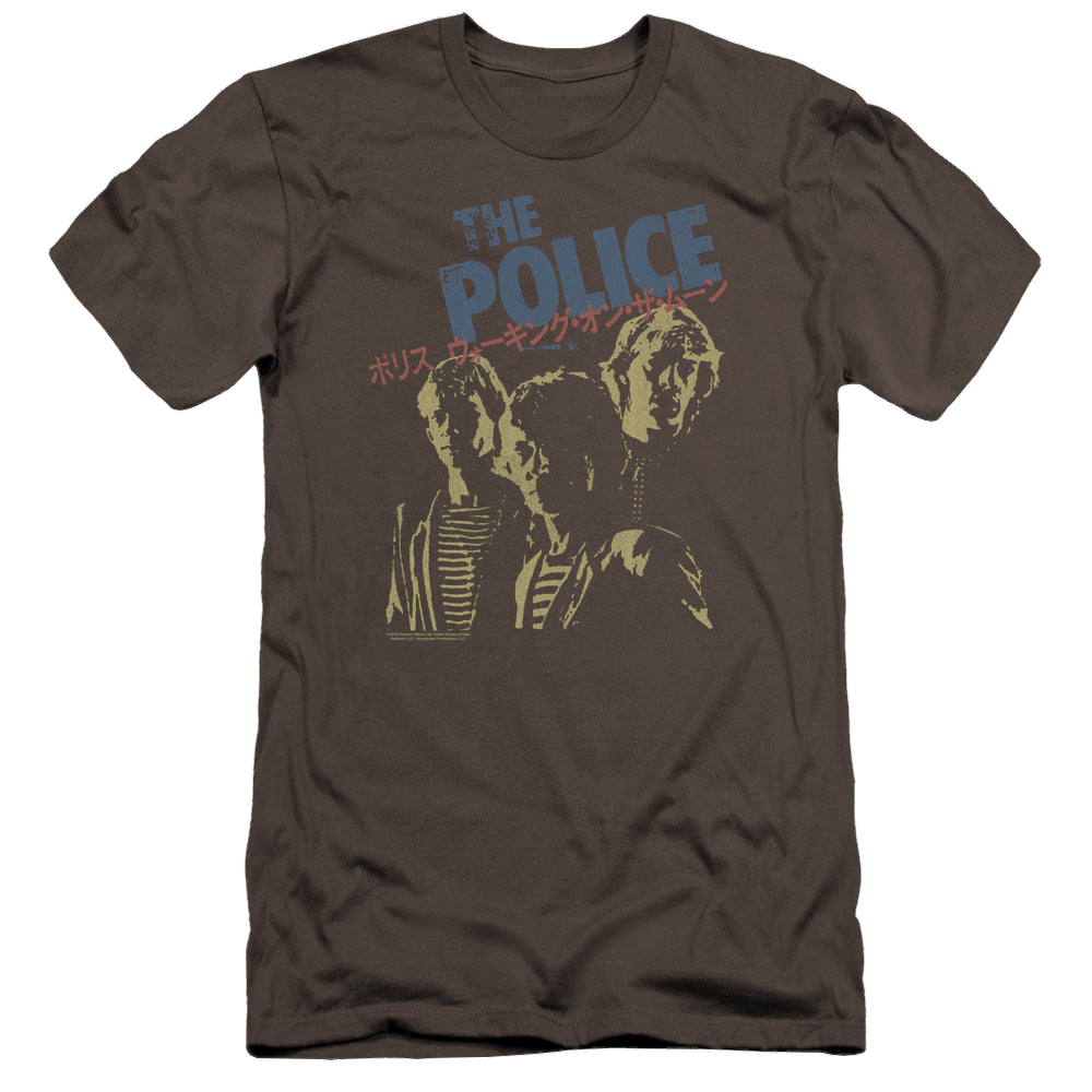 The Police Japanese Poster - Men's Premium Slim Fit T-Shirt Men's Premium Slim Fit T-Shirt The Police   