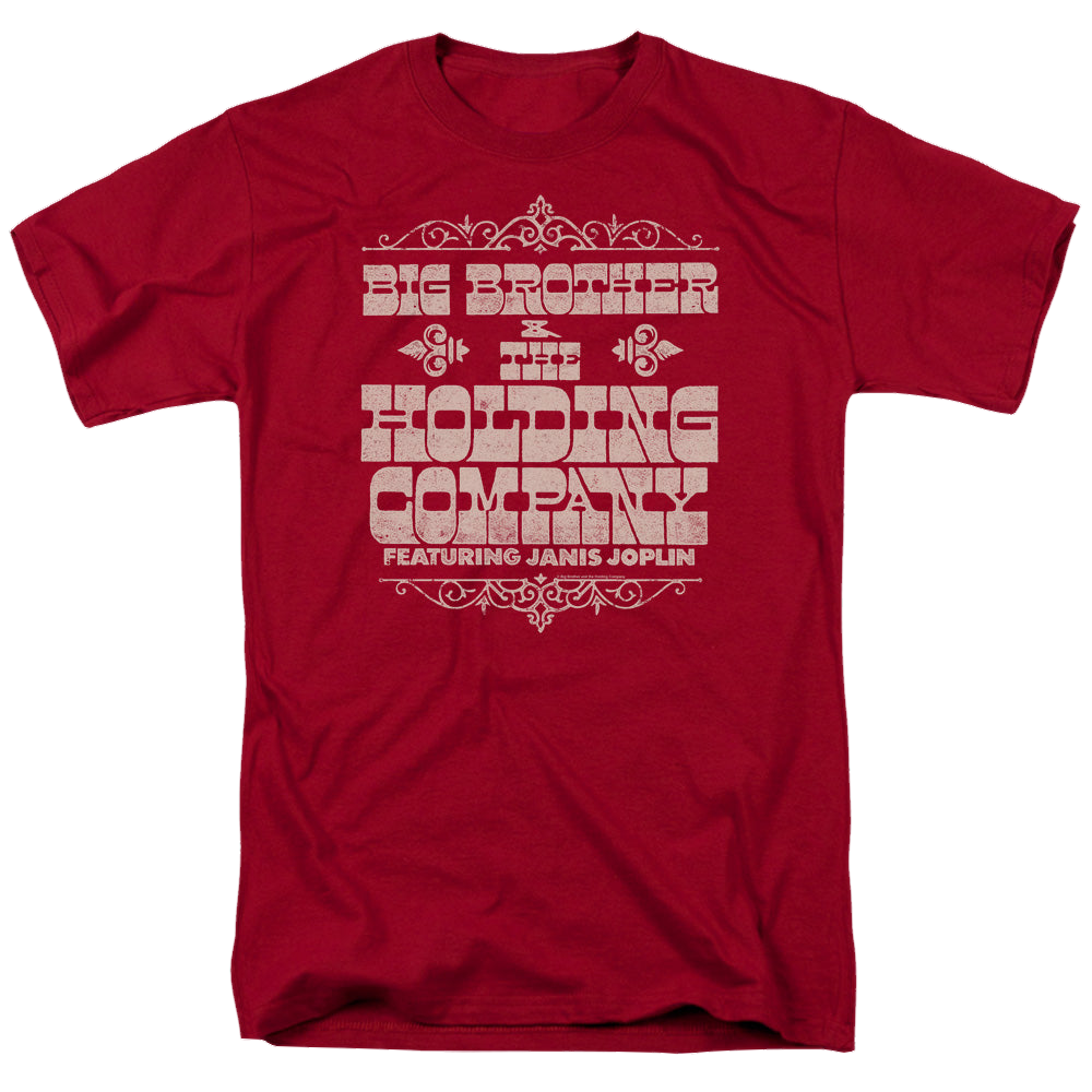 Big Brother and the Holding Company Big Brother And The Holding Company Fat Bottom Text - Men's Regular Fit T-Shirt Men's Regular Fit T-Shirt Big Brother And The Holding Company   