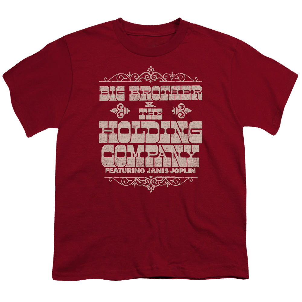 Big Brother and the Holding Company Big Brother And The Holding Company Fat Bottom Text - Youth T-Shirt Youth T-Shirt (Ages 8-12) Big Brother And The Holding Company   